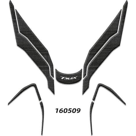 Autocollants 3D pour réservoir, kit de protection contre l'huile et l'essence pour Yamaha Tmax 560 2022-2023 (1/4)