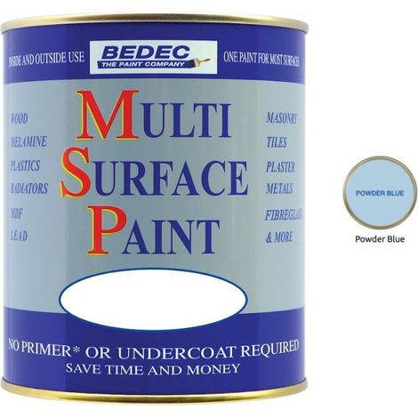 Bedec Multi Surface Paint - Gloss - Powder Blue - 750ml