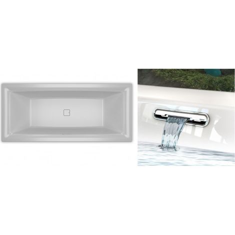 Baignoire acrylique RIHO FALL STILL SQUARE 180x80 cm avec cascade-80 -- (1/5)