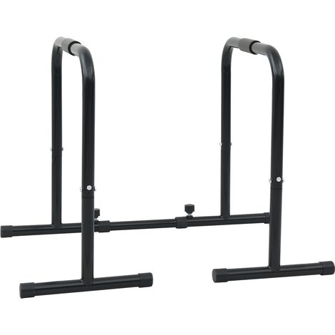 Dip-Bar mit verstellbarer Länge, 300 kg Kapazität, 96-117x67x75 cm Stahl vidaXL628477 (1/5)