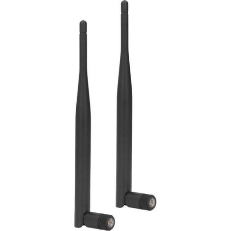 Antennes réseau 5dBi double bande 2.4G 5.8G pliantes avec connecteur SMA mâle pour routeurs WiFi et points d'accès (1/5)