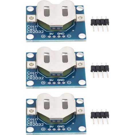 Montagehalterung CR2032 mit elektrischer Platine – 3-teiliges Set für Module