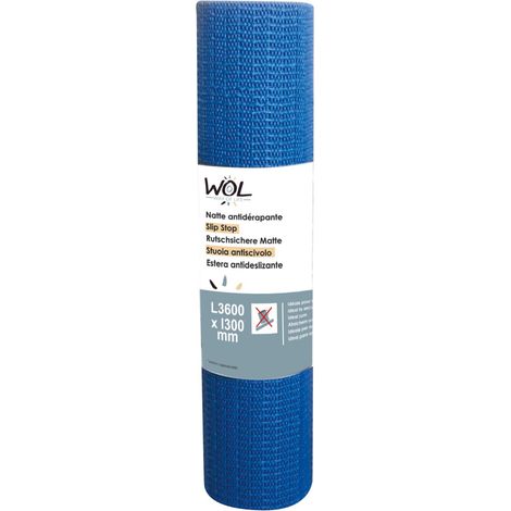 Natte Antidérapante Bleu - Wol