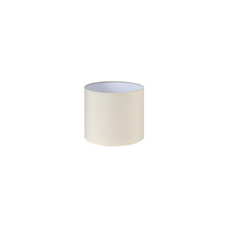Paralume Cilindrico Dori Pinza Beige 14Px14dx13h Cm Tessuto Popelin