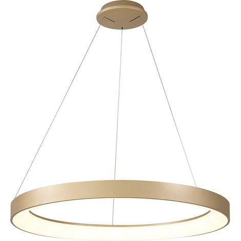 Mantra Lámpara colgante LED NISEKO oro con mando, 66W 5440Lm 3000-6000K regulable Ø90cm (1/5)