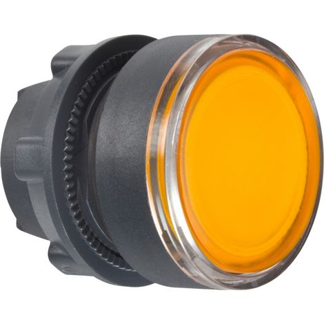 Tête Bouton Poussoir Lumineux Harmony XB5 Ø22 Orange Schneider Electric - ZB5AH053 (1/3)