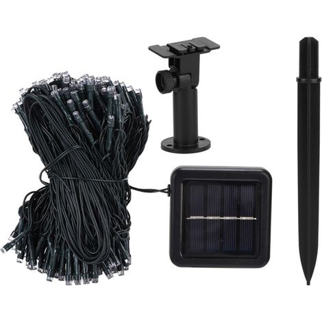 200 LED Solar String Lights, 22M, Waterproof, with 8 Lighting Modes, for Indoor/Outdoor Use, Warm White Light (1/5)