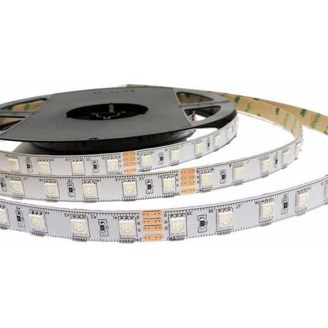 LED-Streifen 24V-DC 72W mehrfarbig RGB IP20 Rolle 5 Meter
