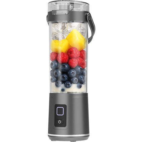 Blender nomade 380ml USB-C sans fil smoothies gris