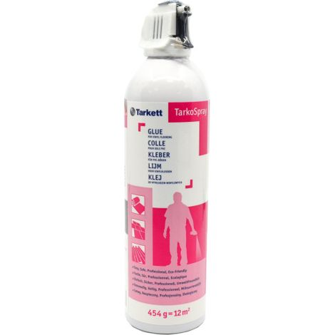 Colle acrylique en aérosol pour sol PVC à usage résidentiel (1/2)