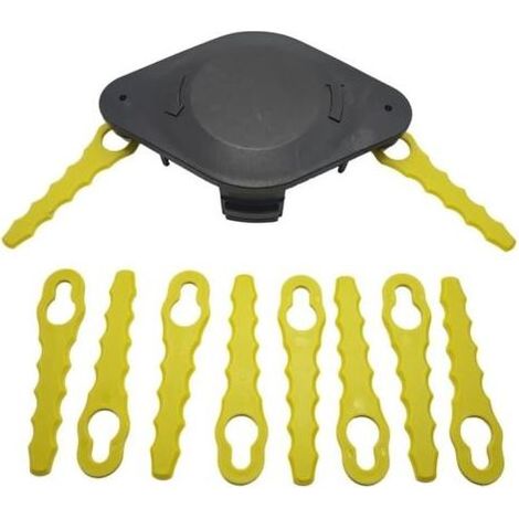 Kaelt - LAN Double tête de lame dentelée, compatible avec les Ryobi Coupe Bordure sans Fil, 20 Pcs lames (1/4)