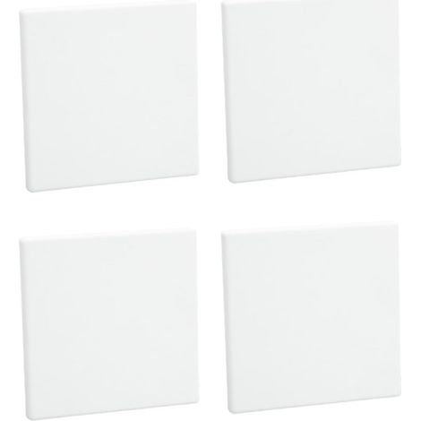 Cache-prises encastrés, 86 x 86 mm, en plastique, pour prises ou interrupteurs non utilisés, décoratifs, pour trous muraux (1/5)