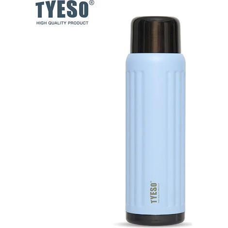(Bleu, 500 ml) Bouteille d'eau isotherme en acier inoxydable 304, étanche, sans BPA, convient à l'eau chaude et froide.