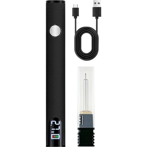 Kit de fer à souder sans fil, stylo à souder à tension réglable, outil rechargeable à chauffage rapide avec écran numérique LED (1/5)