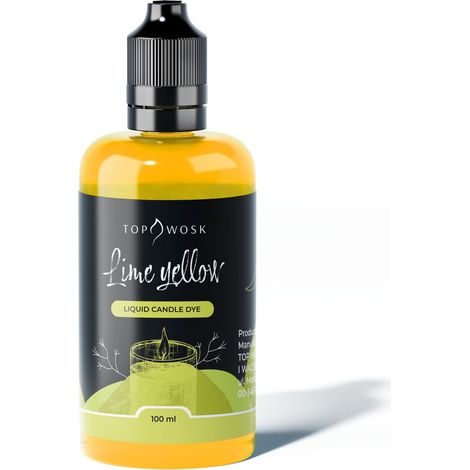 Limonengelber flüssiger Kerzenfarbstoff 100 ml