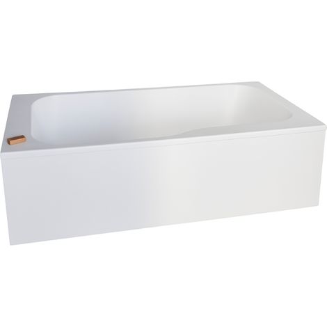 Pack bañera bañera ducha 170 x 90 JACOB DELAFON Malice versión izquierda + delantal en hornacina