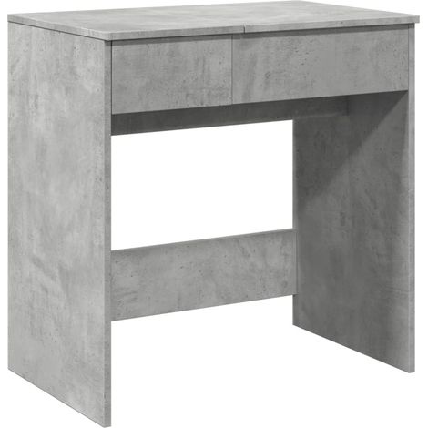 Maison Exclusive - Toeletta con Specchio Grigio Cemento 73x46,5x120 cm
