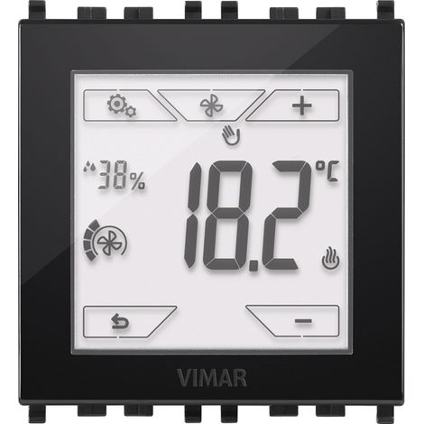 VIMAR - 02952 Termostato touch KNX 2M nero