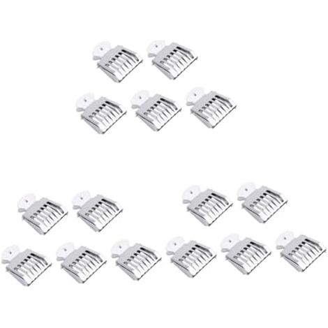 CSPARKV 7x5cm 15Pcs Tools Book Holder Beekeeping Accessories Clip Cage Bee Catcher Beekeeper Tool Beekeeping Accessories Queen Bee Steel Bee Catcher (1/5)