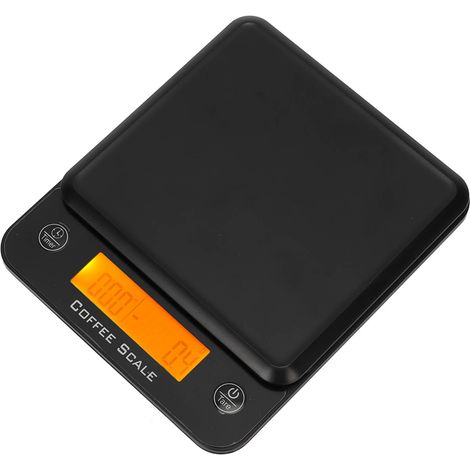 Elektronische Küchenwaage mit LCD-Anzeige, automatischem Timer zum Backen, 0,1 g bis 3 kg (1/5)