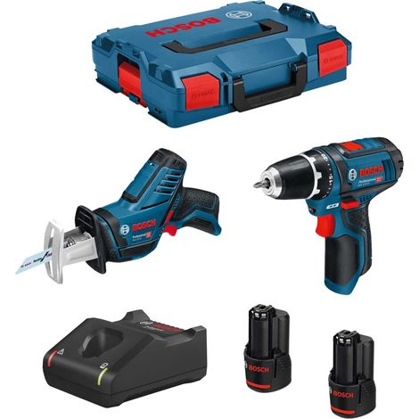 BOSCH Kit 12V B12GSRGSA2bat3a-40 (GSR 12V-15 GSA 12V-14 2 x 3,0 Ah GAL12V-40 L-Boxx 102) (1/5)