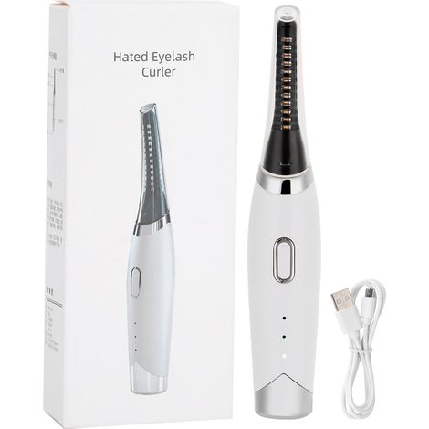 Recourbe-cils électrique durable avec fonction chauffante et batterie rechargeable USB. (1/5)