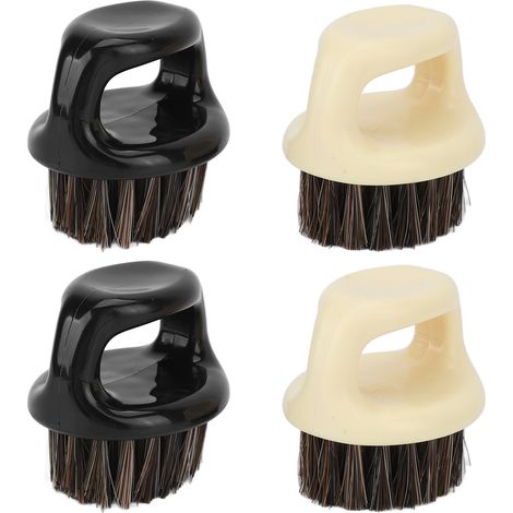 Brosse à Barbe 4 Pièces pour Soin Barbe et Moustache, Nettoyage Rapide, Poils Doux Homme (1/5)