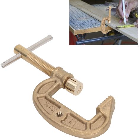 Pince de mise à la terre tout cuivre de type G 300 A, pince de mise à la terre, pince de mise à la terre pour machine à souder MIG/MAG sous protection gazeuse à l'argon (1/5)