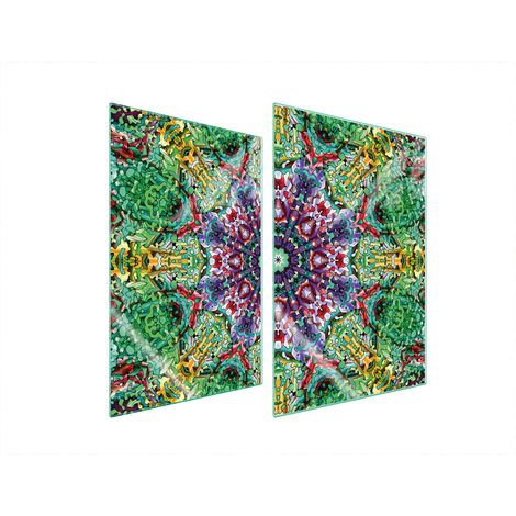 Assiette de protection en verre pour la cuisine, motif 2x35x52 (1/5)