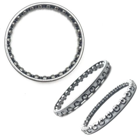 TI-XXX 5/32" x 27 Kugellagerkäfig für konische 1,5"-Steuersätze