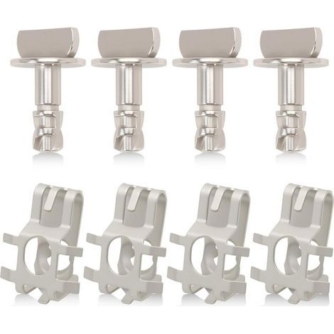Juego de 4 pernos de protección del capó del motor compatibles con F150 2011-2019 BB53 6C020-AA, BB5Z-00817-A, W716006-S439 (1/5)