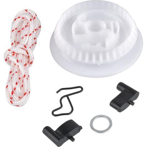 Cancanle Starter Pulley Starter Rope Washer Spring Ratchet Clamp Starter Repair Kit Reminder For 017 018 021 023 025 MS170 MS180 MS210 MS230 MS250 Chainsaw (1/5)