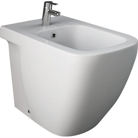 Bidet in ceramica con installazione filo muro - serie caroline (1/3)