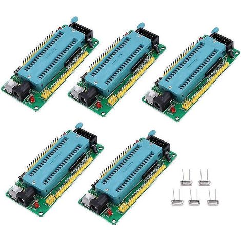 Carte mère minimale pour système de verrouillage 40P, module MCU 51, carte de développement très compacte, accessoires de bricolage pour télécommande de voiture (5 pièces). (1/5)