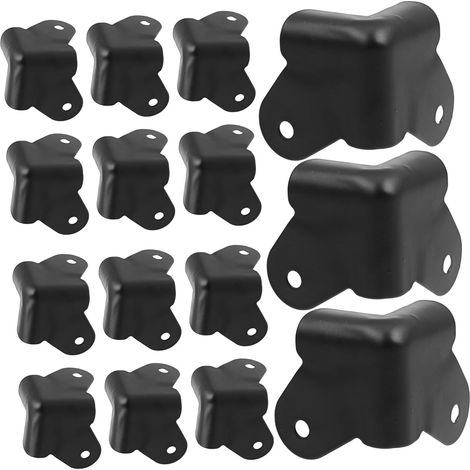 Lot de 20 protections d'angle métalliques pour meubles, embouts (1/5)