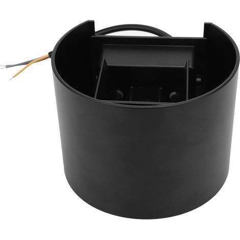 12-W-LED-Außenwandleuchte IP65, wasserdichtes Aluminium, nach oben und unten gerichtete Beleuchtung, Schwarz, kaltweißes Licht, AC 85–265 V (1/5)