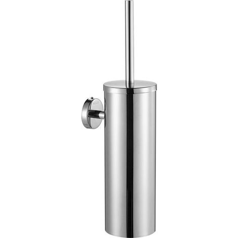 Brosse WC avec support - Porte-brosse WC - Porte-brosse WC suspendu - Acier inoxydable (1/5)