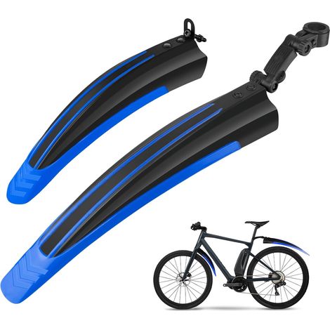 2 Garde-boue,Vélo,Universel,Réglable,PVC,Renforcé,VTT Route Gravel (1/4)