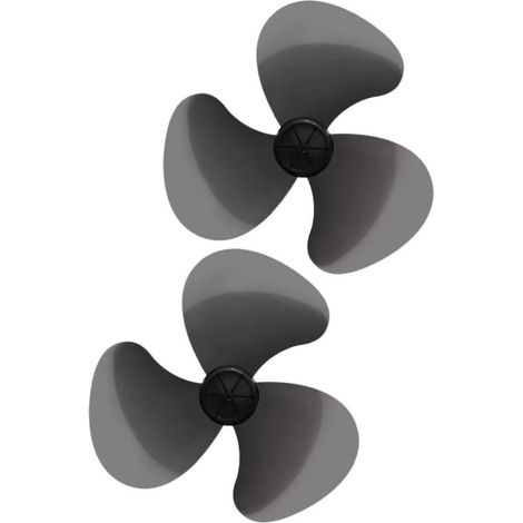 2 Pièces Pales de Ventilateur Électrique de Remplacement Accessoire pour Ventilateur de Sol Lot (1/5)
