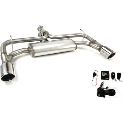 Duplex Echappement Ulter Alfa Giulietta 1.75TBi de 2010 a 2016 100mm Inox Valves-34532343