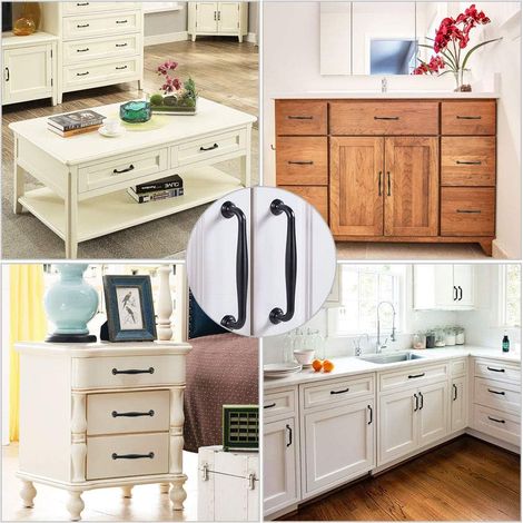 Lot de 20 Poignee de Meuble Cuisine Distance de Trous 96MM Poignées de Porte d'Armoire avec Vis (1/5)