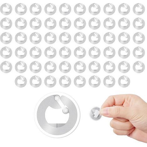 NFC-Tags – 60 Stück – Ø 25 mm – NFC-Aufkleber – NTAG213, programmierbar und selbstklebend (1/5)