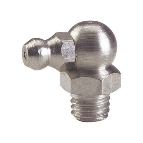 Graisseur hydraulique 8x125 à bec coudé 90° - Algi