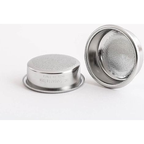 Panier Filtre Convexe 58 Mm - 1 Pièce - Acier Inoxydable - Fond Bombé Sans Bordure - Pour Porte-Filtres E61 - 20 G (1/2)