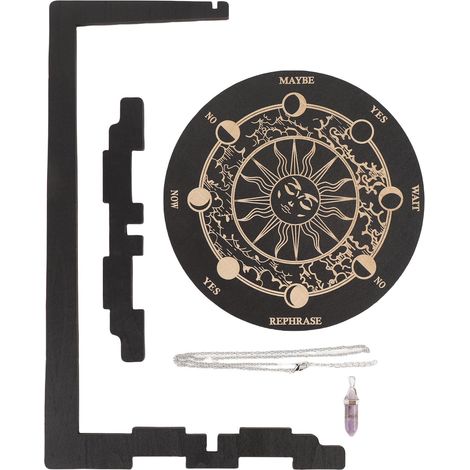 Support pendule cristal présentoir bijoux – Étagère exquise salon méditation B, décoration (1/5)