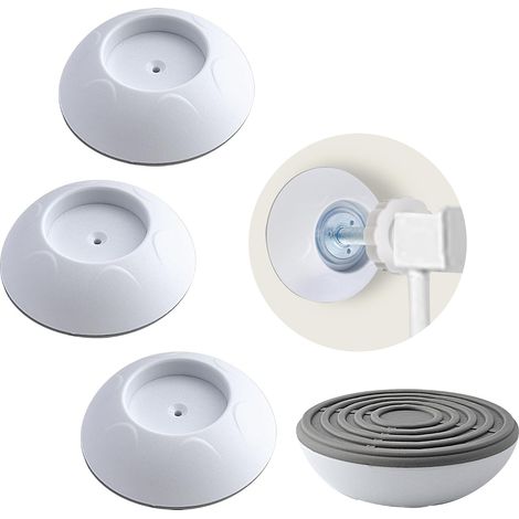 4 pièces de Patins de Protection Murale arrondis Protection murale sans perçage et barrière extensible pour sécuriser bébés et animaux domestiques (1/5)