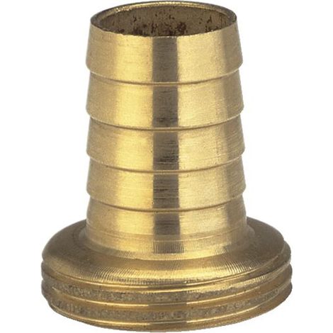 GARDENA 07147-20 Messing Schlauch-Verschraubung 26,44 mm (3/4") AG, 19 mm (3/4") Ø (1/4)