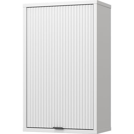salle de bain Eliza, Blanc, 40x65cm avec une porte, Vicco