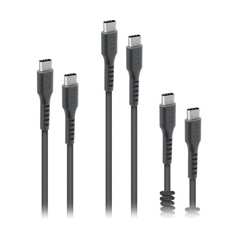 SBS TEKITCC3IN1K câble USB USB 3.2 Gen 1 (3.1 Gen 1) 2 m USB C Noir (1/2)