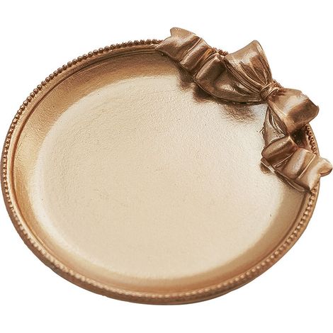 Retro Square Round Bow Tray Scented Candlestick Candle Base Desktop Creative Storage Decoration Container Ornaments (1/5)